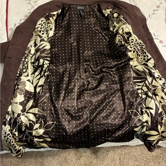 Buffalo David Bitton Brown Coat with patterned lining - Picture 4 of 11